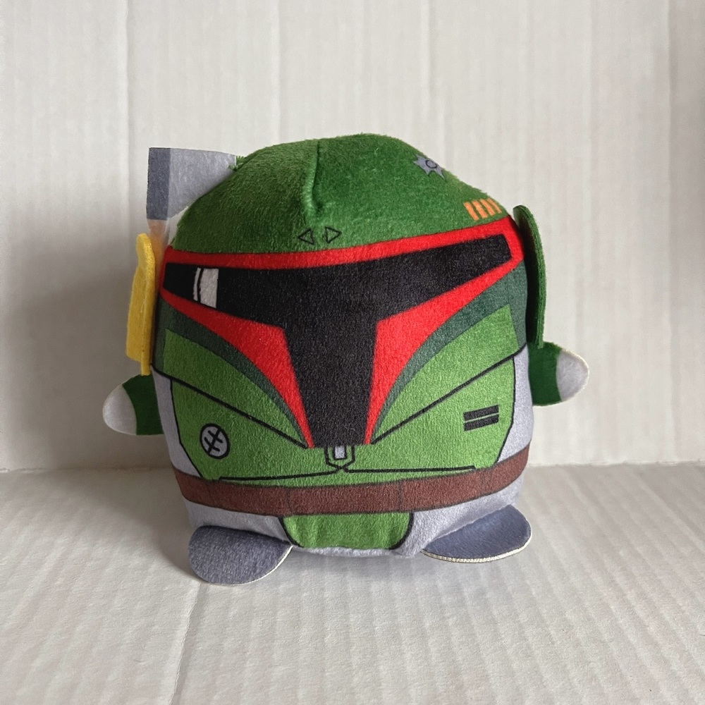 NWOT Star Wars Boba Fett Cuutopia Plush The Mandalorian Mattel
